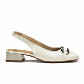 Dorking Gia D9307 Slingback Heel (Women) - Rock Raw Wide Path Lane Quilted Lining