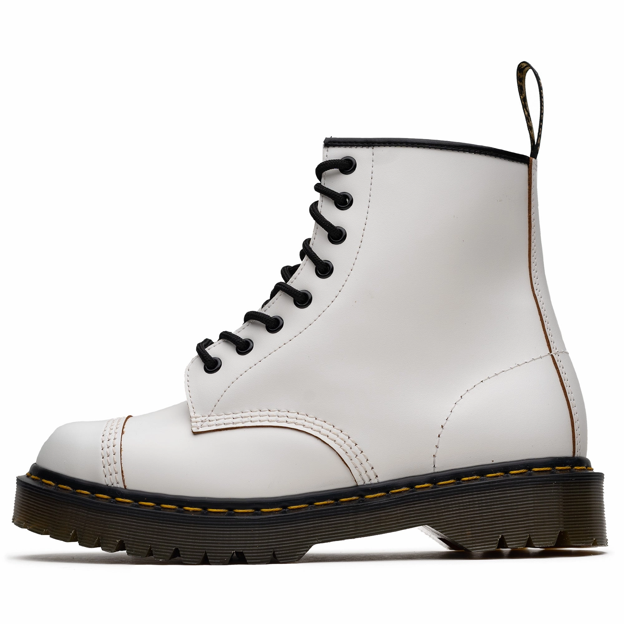 Classic Appeal Dr. Martens 1460 Bex Toe Cap - White Quilon
