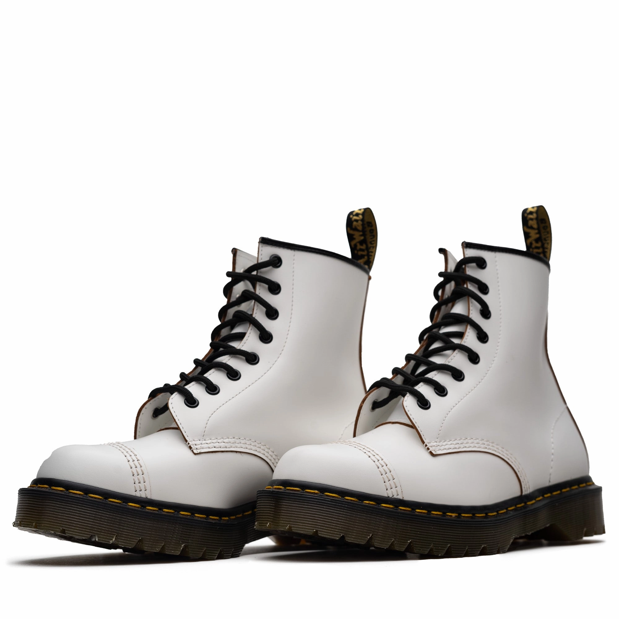 Dr. Martens 1460 Bex Toe Cap - White Quilon Elegant Casual Everyday Footwear