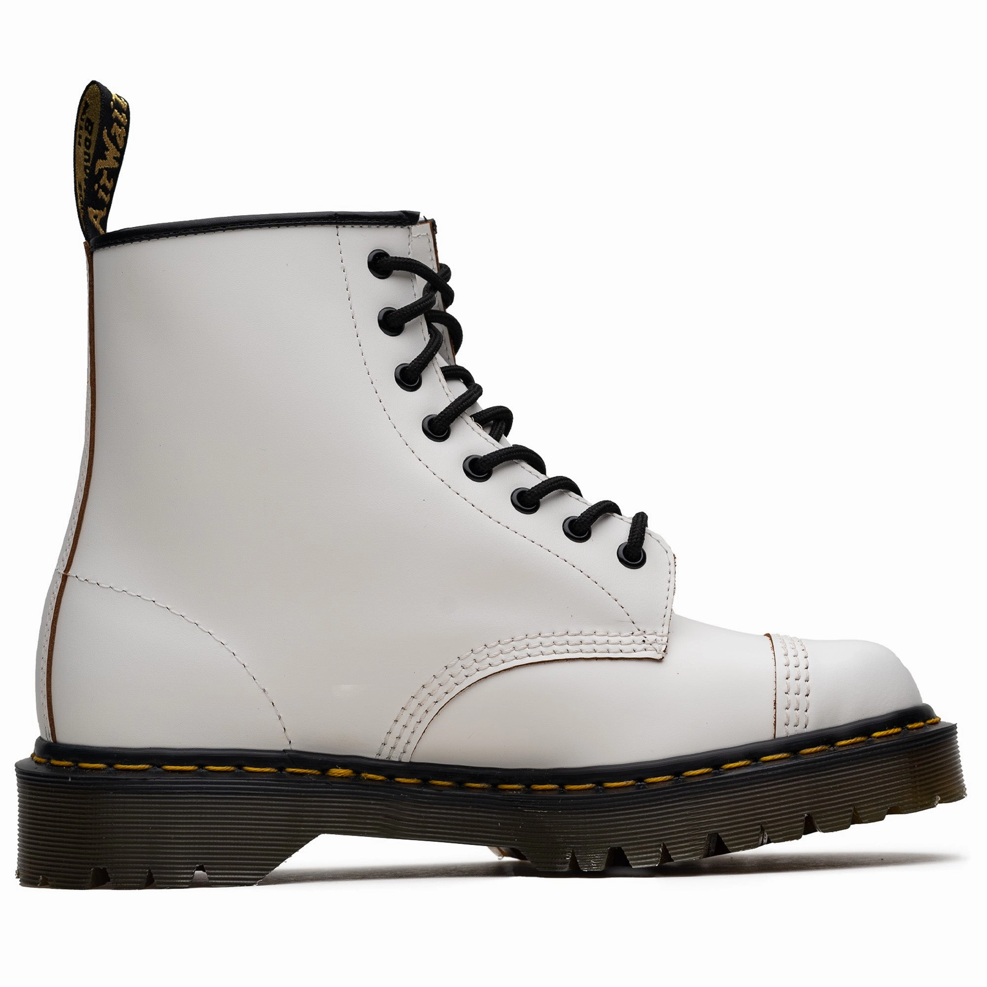 Dr. Martens 1460 Bex Toe Cap - White Quilon Casual Comfort Fit Hold Step