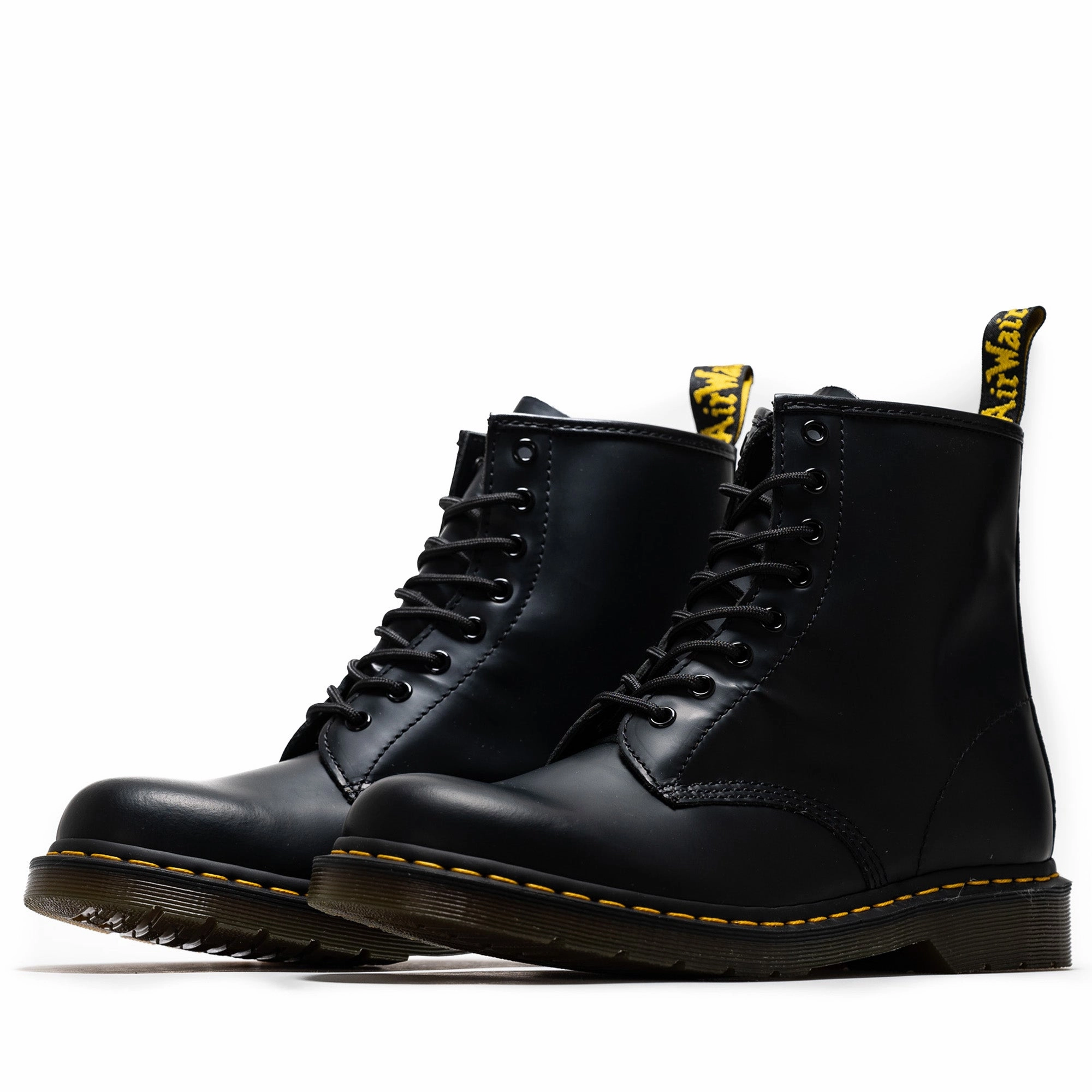 Free Path Easy To Clean Dr. Martens 1460 Smooth Leather Boot - Black