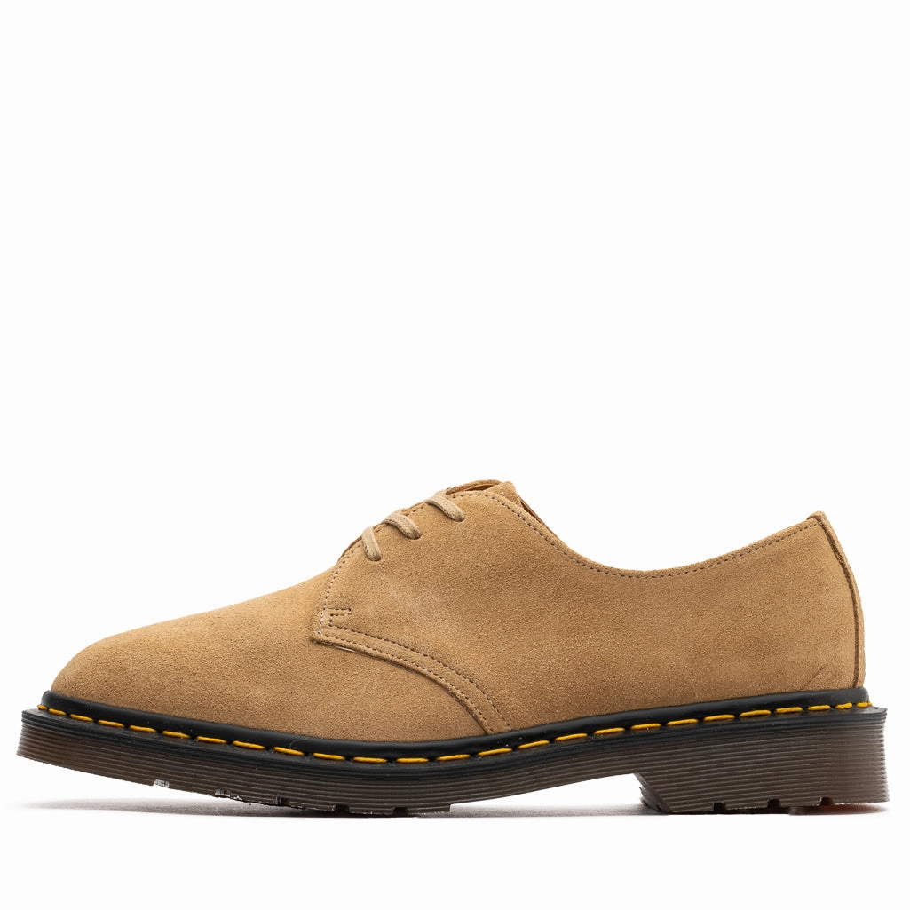 light texture Dr. Martens 1461 Buck Oxford - Almond Beige