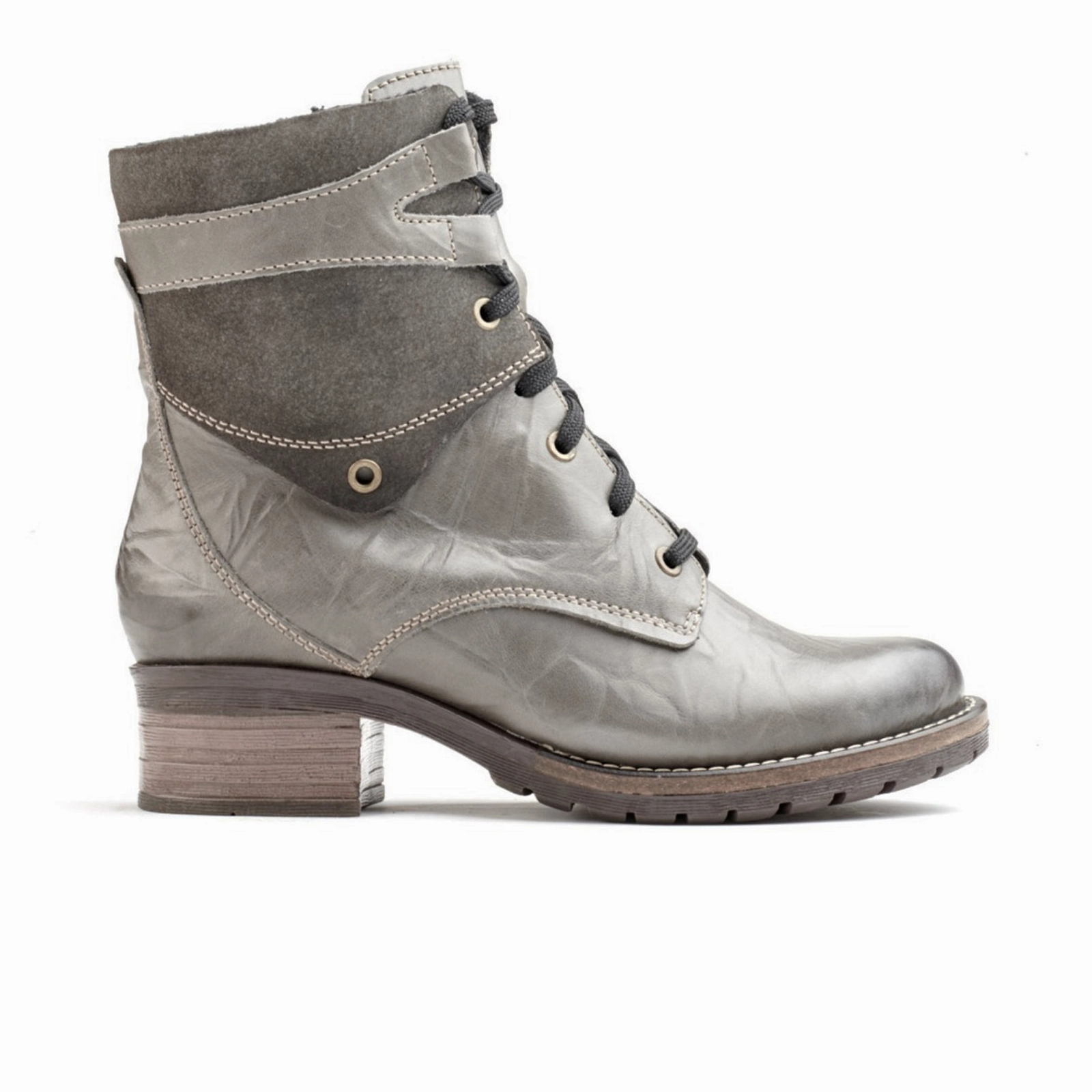 Dromedaris Kara Suede Mid Boot (Women) - Slate Clean Step
