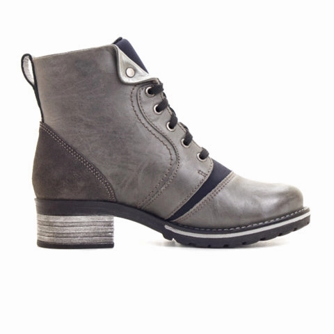Hand-Burnished Dromedaris Karissa Neoprene Ankle Boot (Women) - Slate