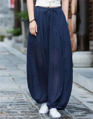 Urban Cool Women Lightweight Comfort Loose Lantern Pants