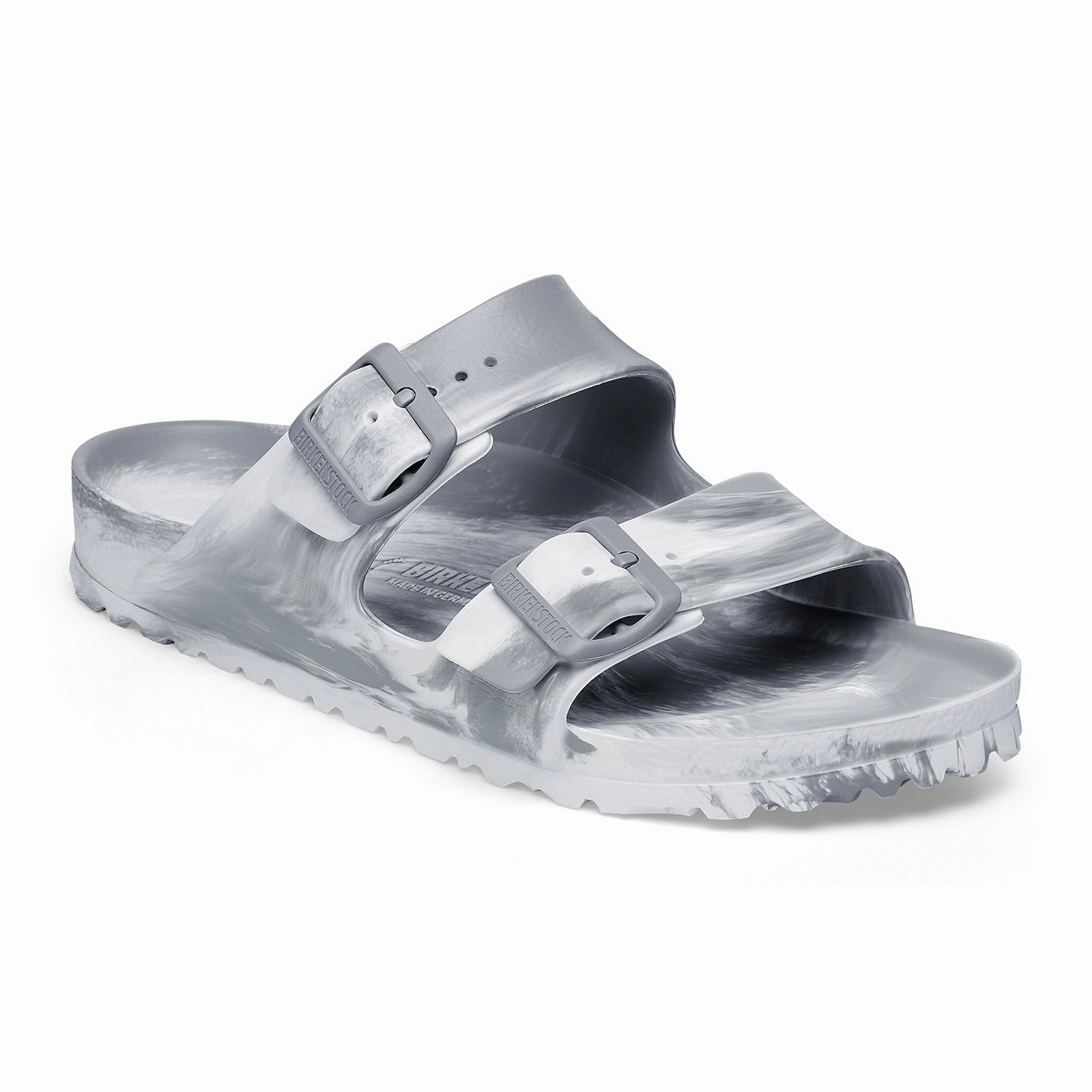 Birkenstock Arizona EVA Narrow Slide Sandal (Women) - Multi Stone Coin/White GelCushion