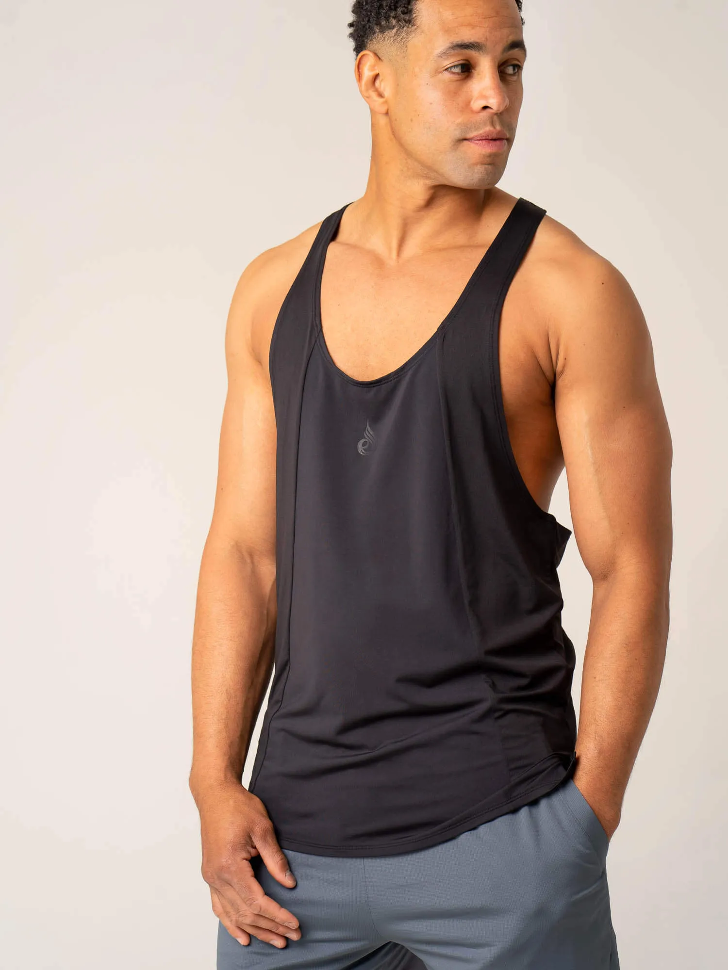 Vibration - reducing Rough Terrain Dynamic Stringer T-Back - Black