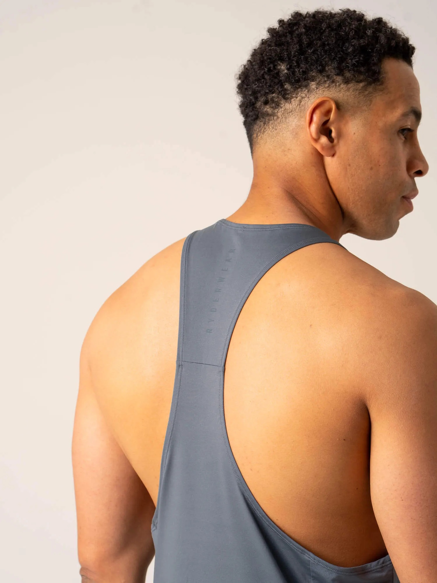 Smooth Movement Dynamic Stringer T-Back - Petrol