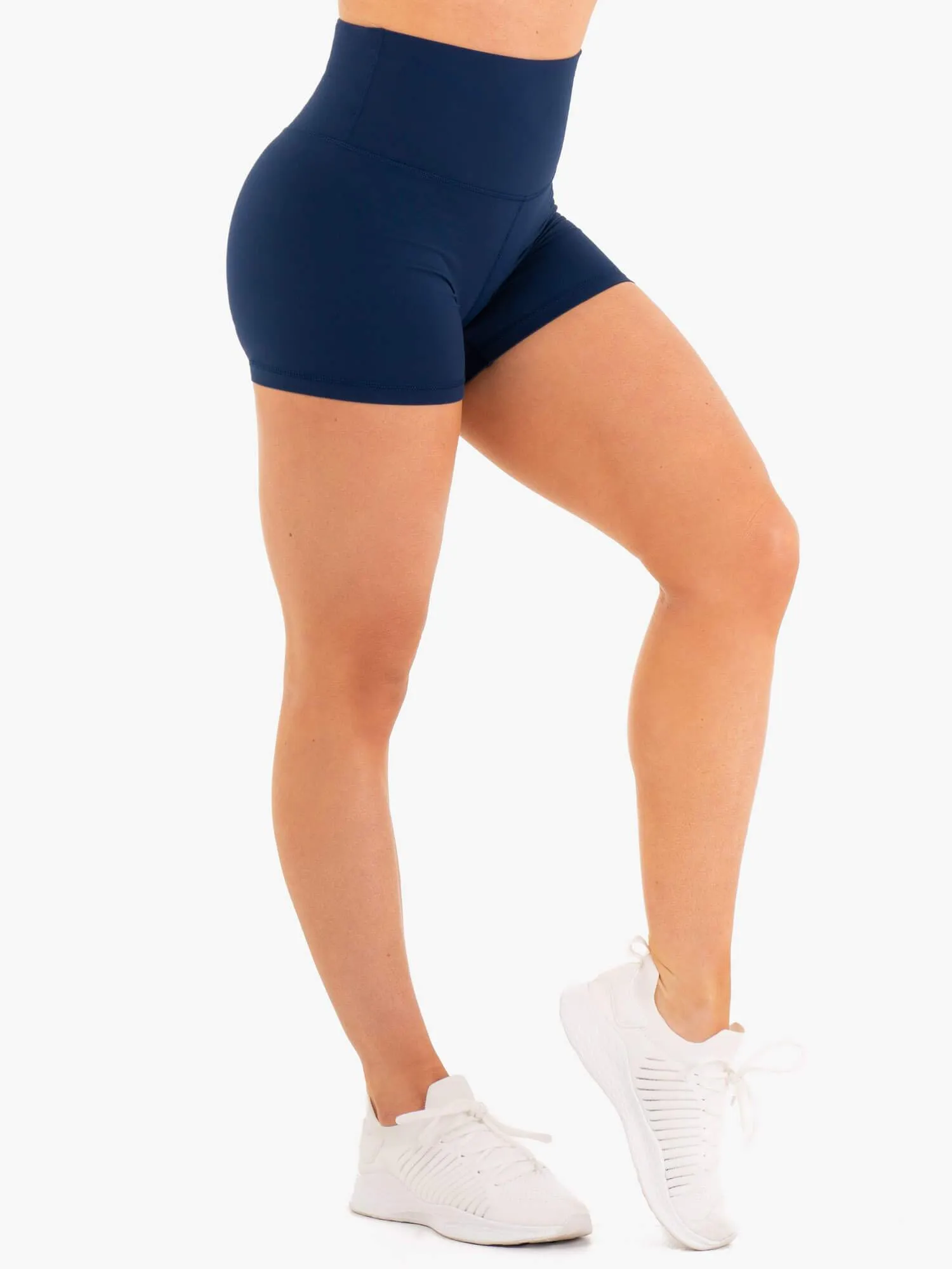 Quick Adjust NKD High Waisted Shorts - Navy