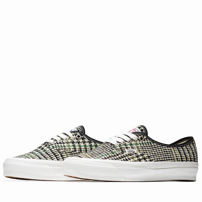 Easy Cushioning Shady Path Vans LX Authentic 44 - Harris Tweed Black/White