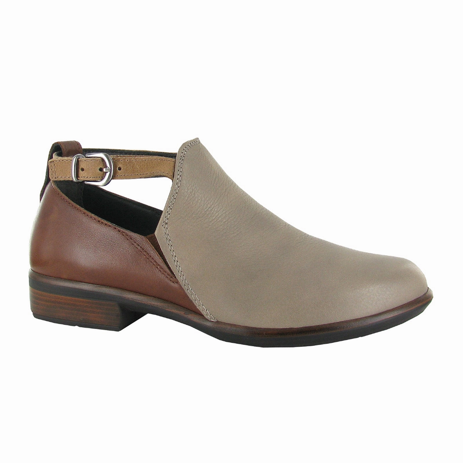 Polished Detail slow walk Naot Kamsin Ankle Boot (Women) - Soft Stone/Soft Chestnut/Latte Brown