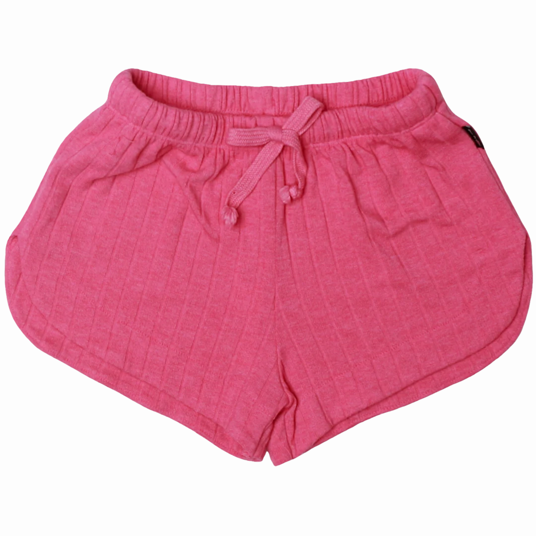 Easy Rib Shorts - Barbie Pink Silk