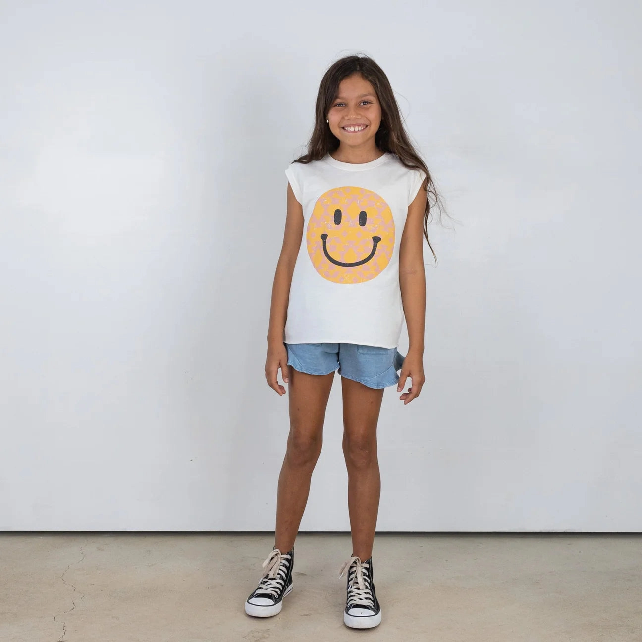 Charming Faux fur kids' clothing Blue Bird Butterfly Shorts