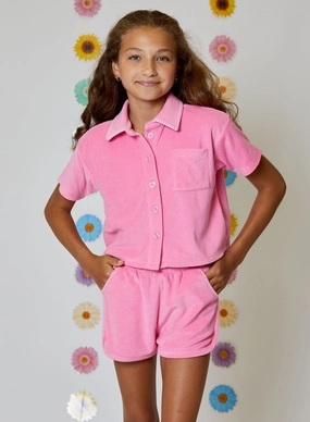 Sporty Pink Blast S/S Top