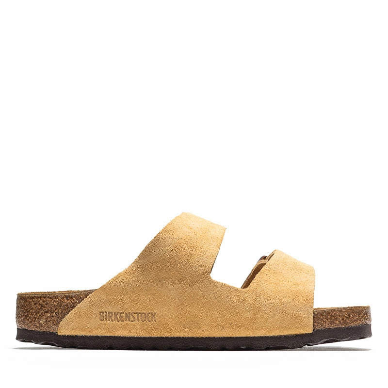Open Pace Women's Birkenstock Arizona Suede - Latte Cream