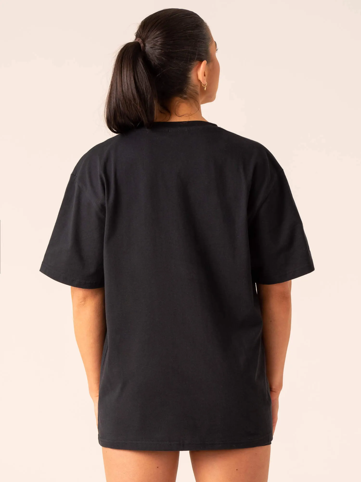 Versatile Comfort Wear Minimalistic Wear Lifting Club T-Shirt - Black