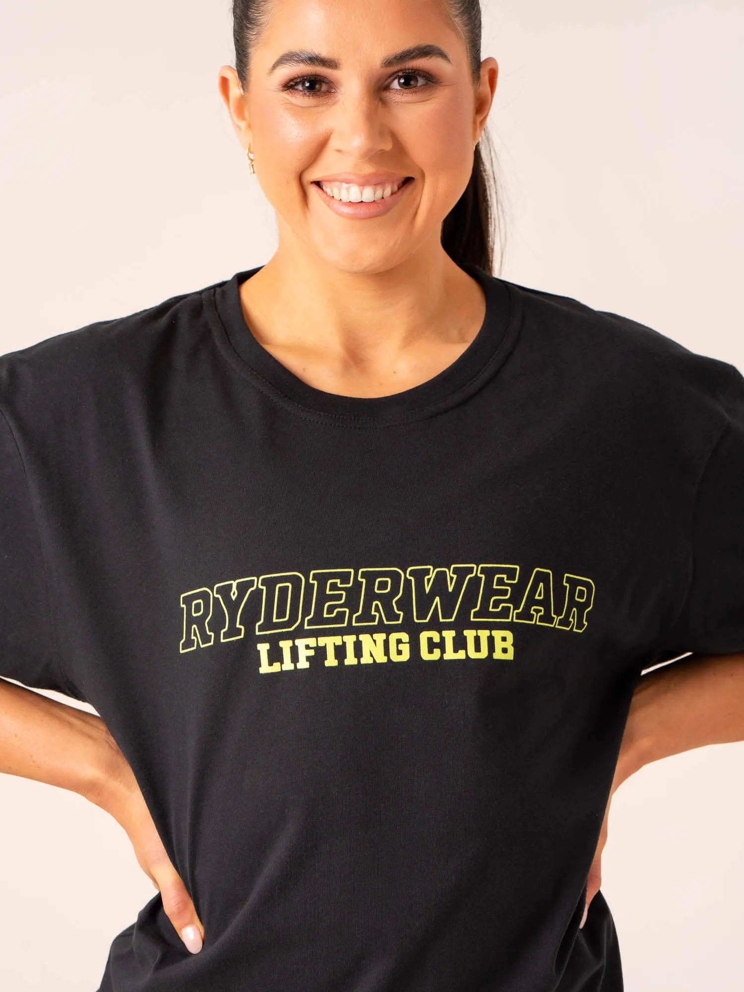 Lifting Club T-Shirt - Black Classic Style Trend Sport Flex