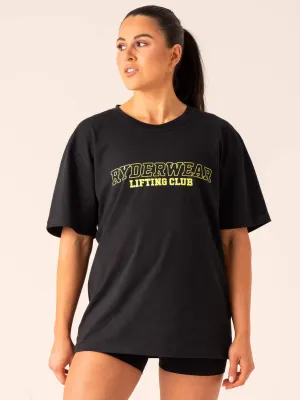 Lifting Club T-Shirt - Black MoistureWicking Casual Appeal