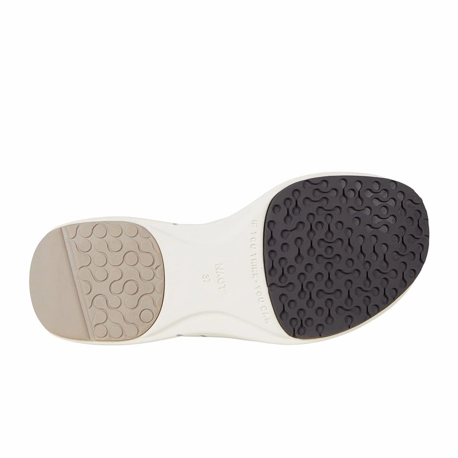 Naot Odyssey Active Sandal (Women) - Tan Grey/Ivory Woven Breathable mesh