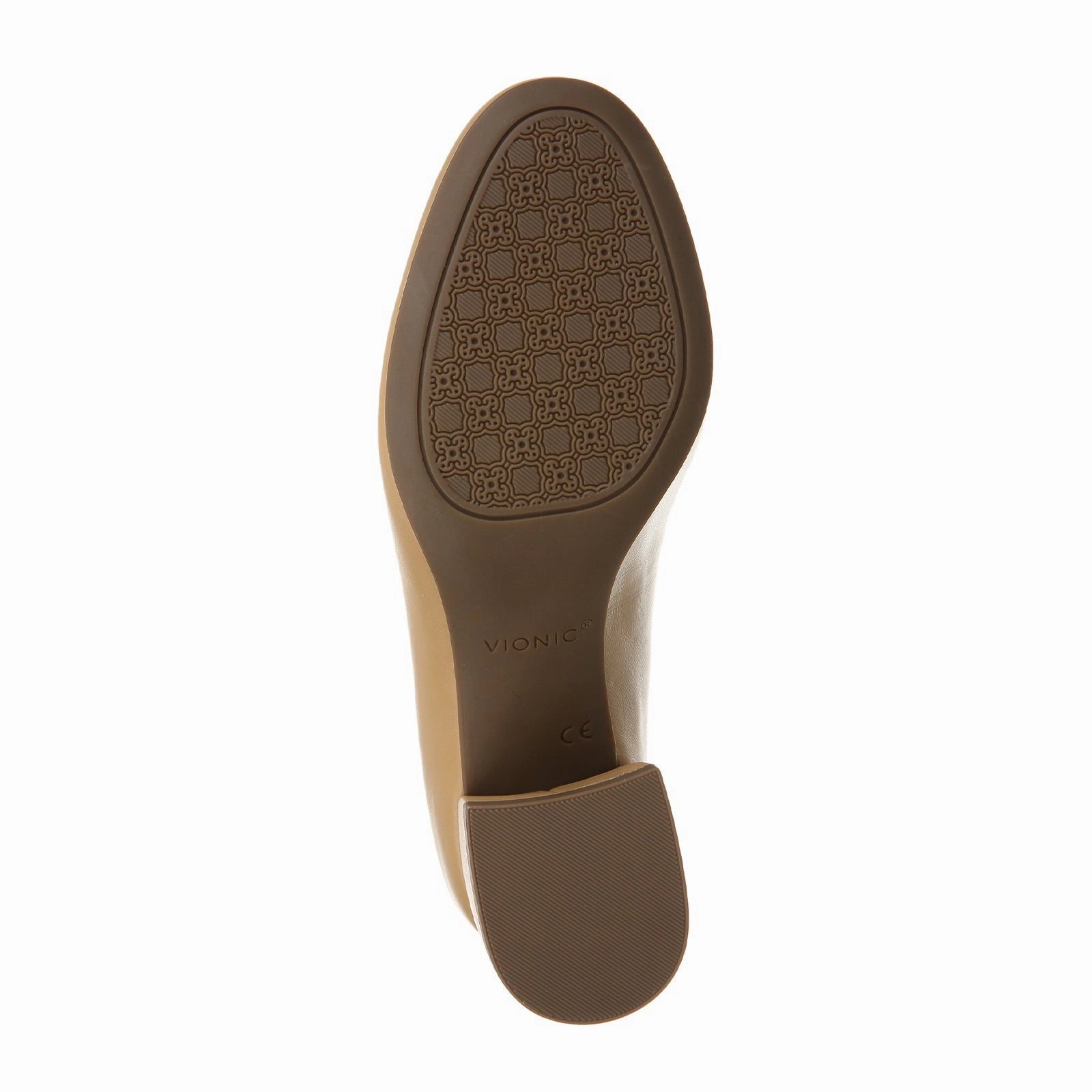 Vionic Carmel Pump (Women) - Camel Nappa Leather Slip Easy