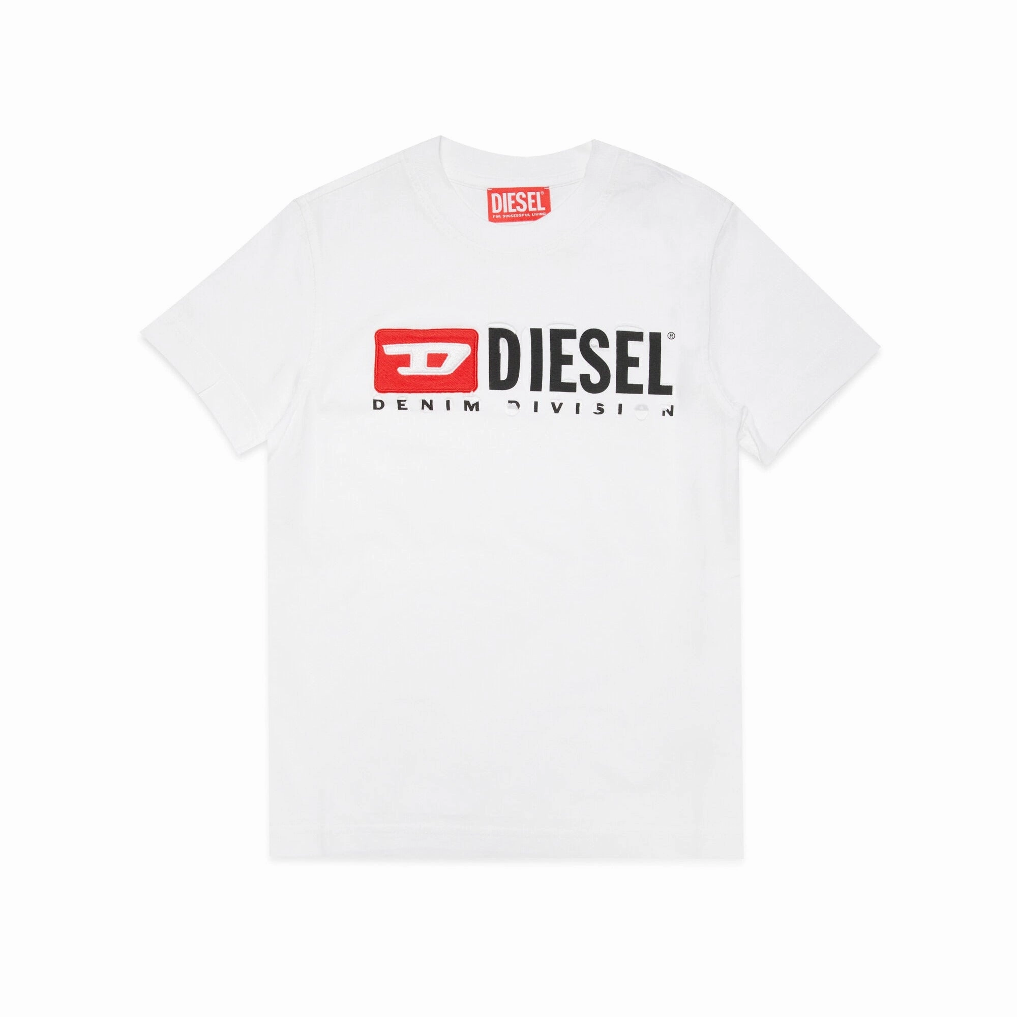 Lounge - Wear Active - wear Diesel Kids Destroyed T-Shirt - White 12Y