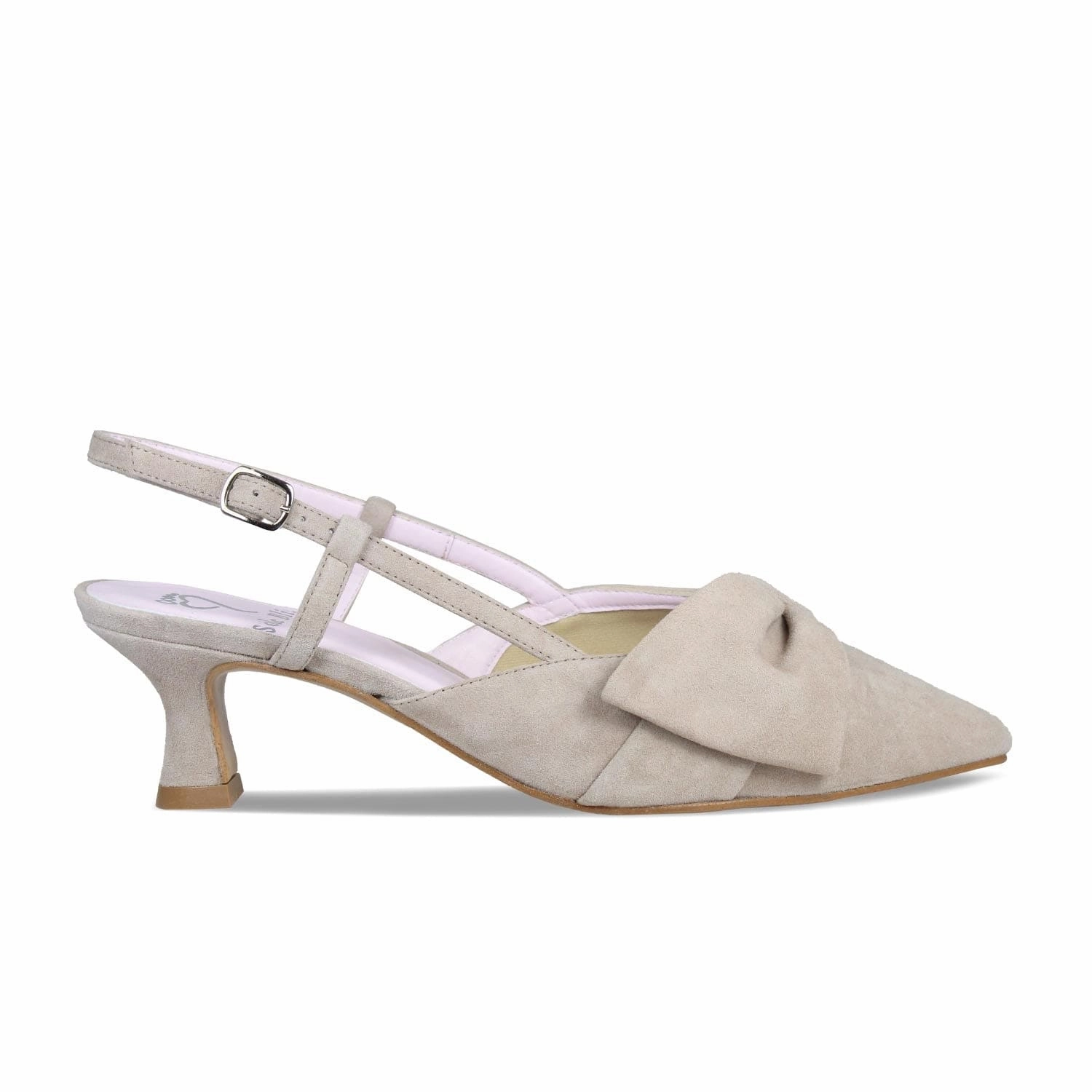 Kennedy: Pale Taupe Suede Premium Sandals