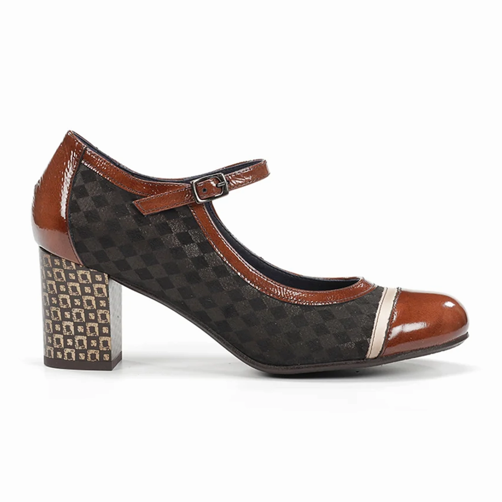 Quality craftsmanship Dorking Rodin D8669 Heeled Mary Jane (Women) - Carcas/Napla/Suga Negro