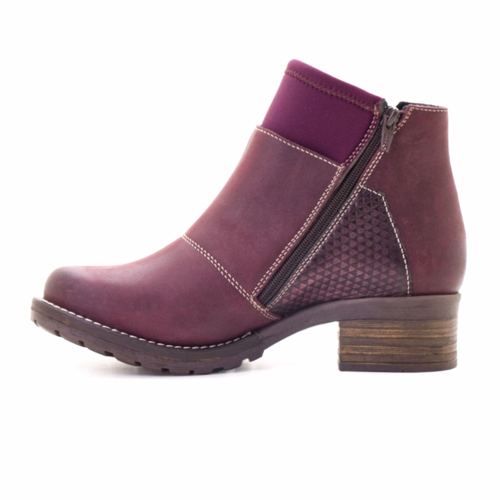 Bridge Path Dromedaris Kihana Metallic Ankle Boot (Women) - Violet