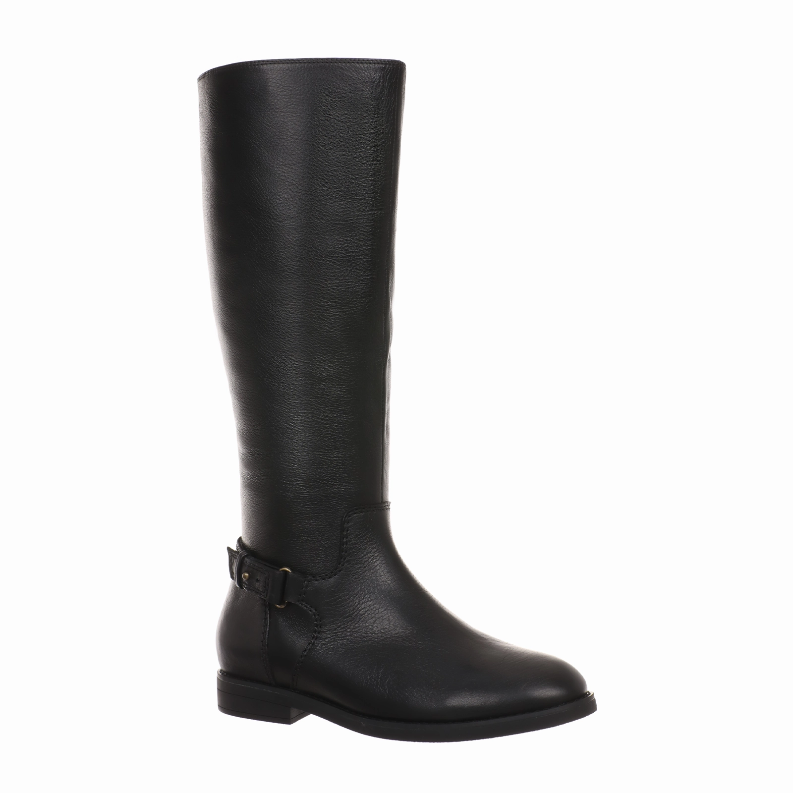 Vionic Rochelle Tall Boot (Women) - Black Leather Bold Breeze
