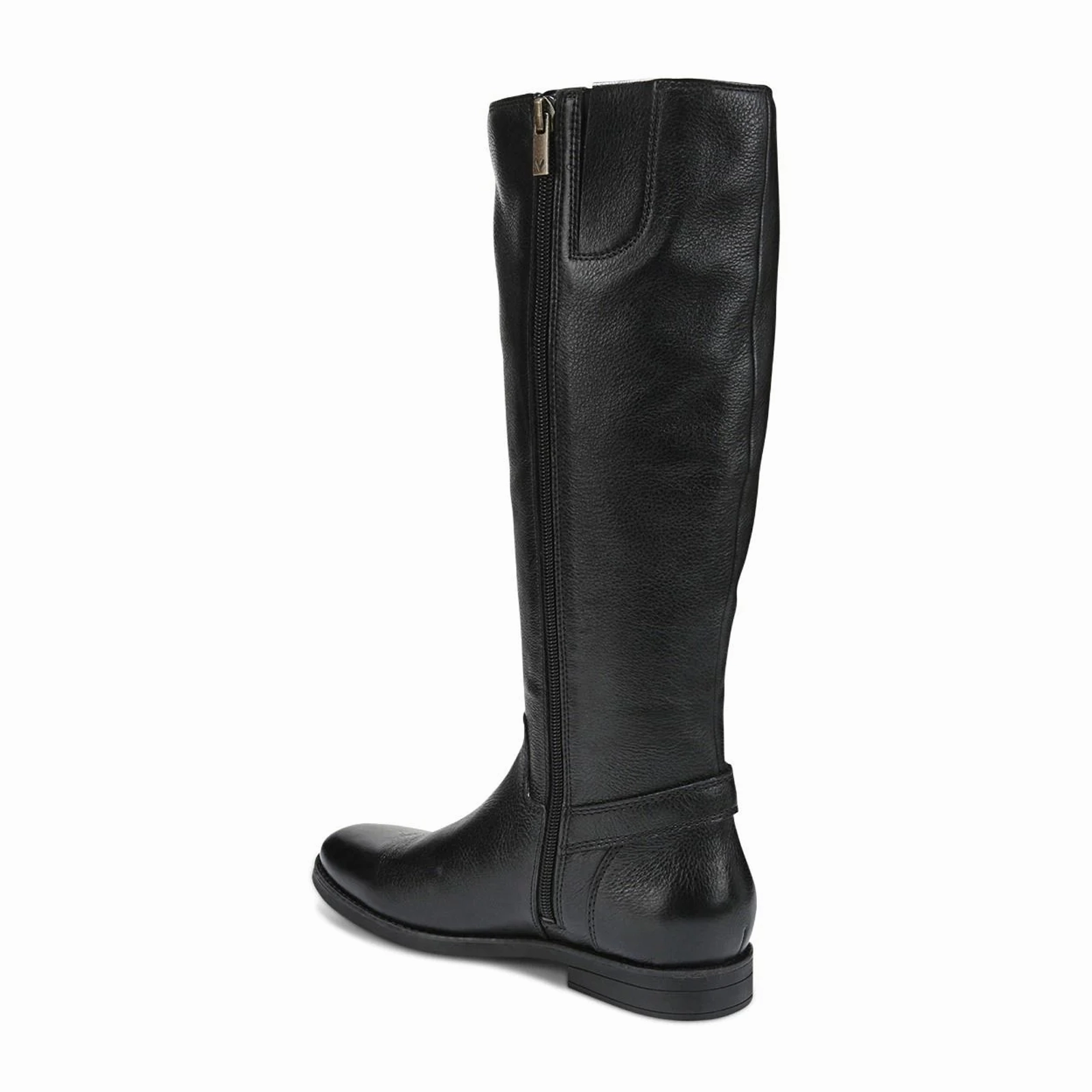 British Elegance Casual Walking Comfort Vionic Rochelle Tall Boot (Women) - Black Leather