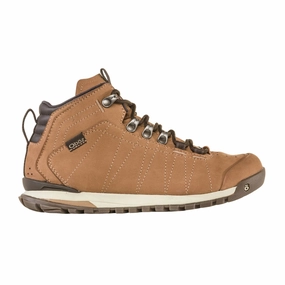 Wide fit Oboz Bozeman Mid Leather Hiking Boot (Women) - Chipmunk