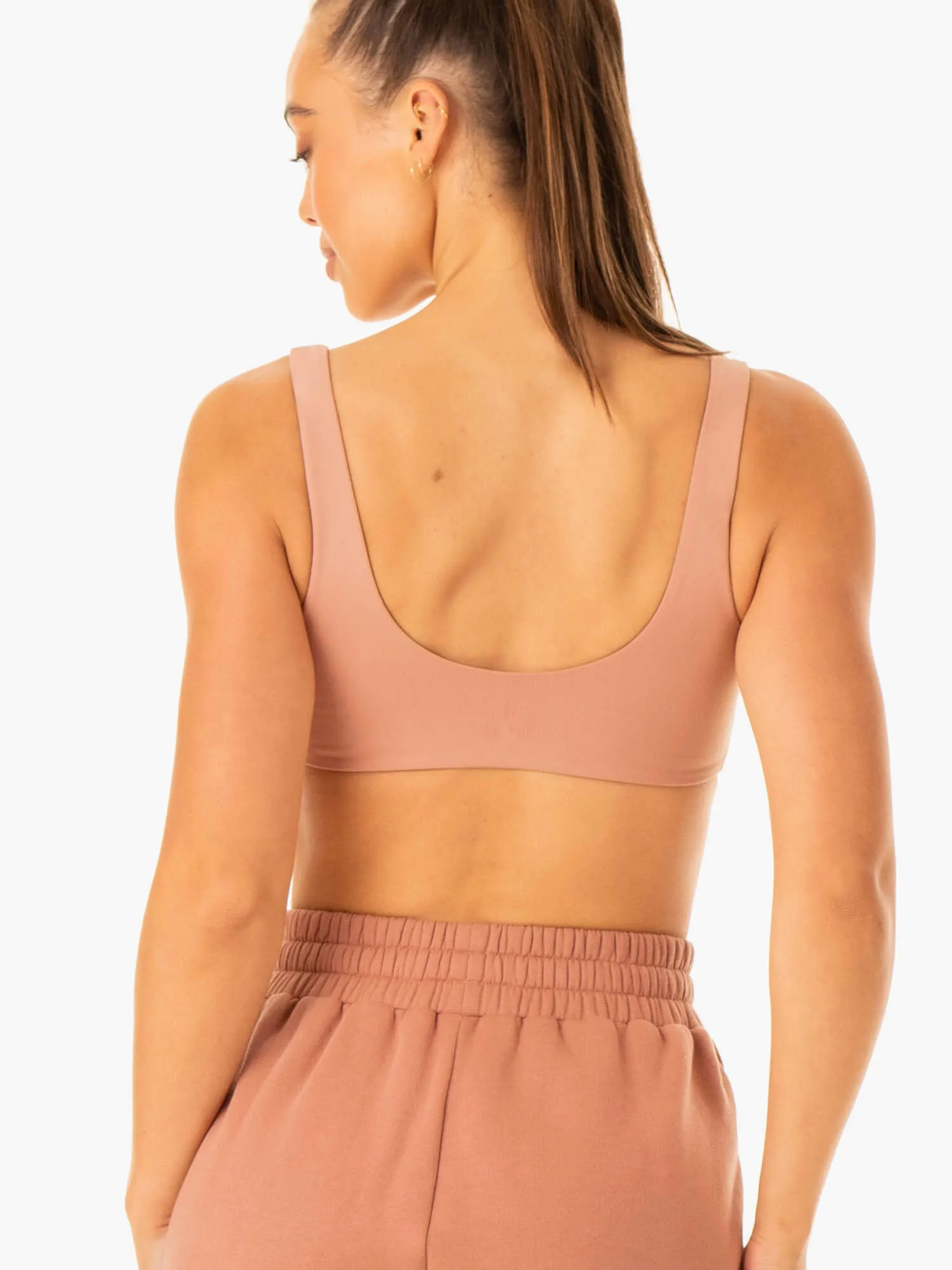 Elegant Elevate Lounge Bra - Rosewood Pink