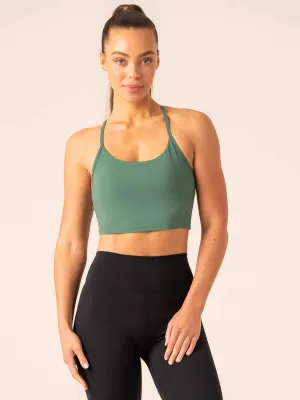 Embody Compression Tank Bra - Dark Green UV Protection Enhanced