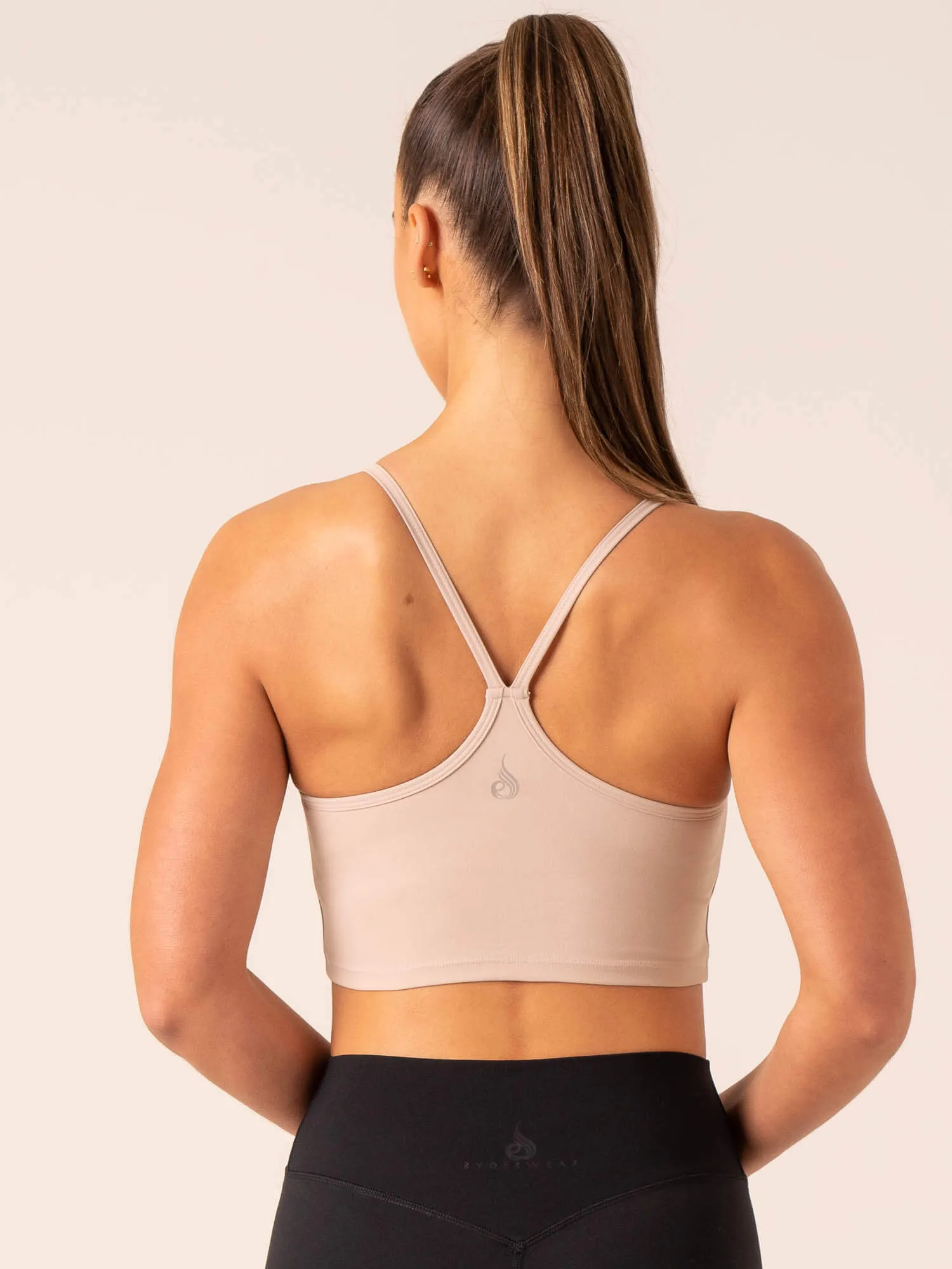 Embody Compression Tank Bra - Mushroom Hidden Pocket Design