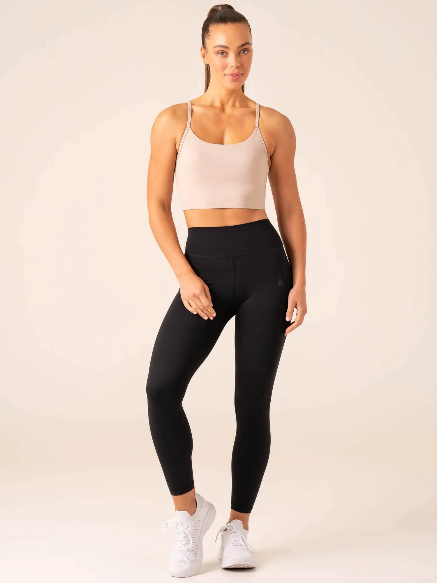 VentilatedArmholes Embody Compression Tank Bra - Mushroom