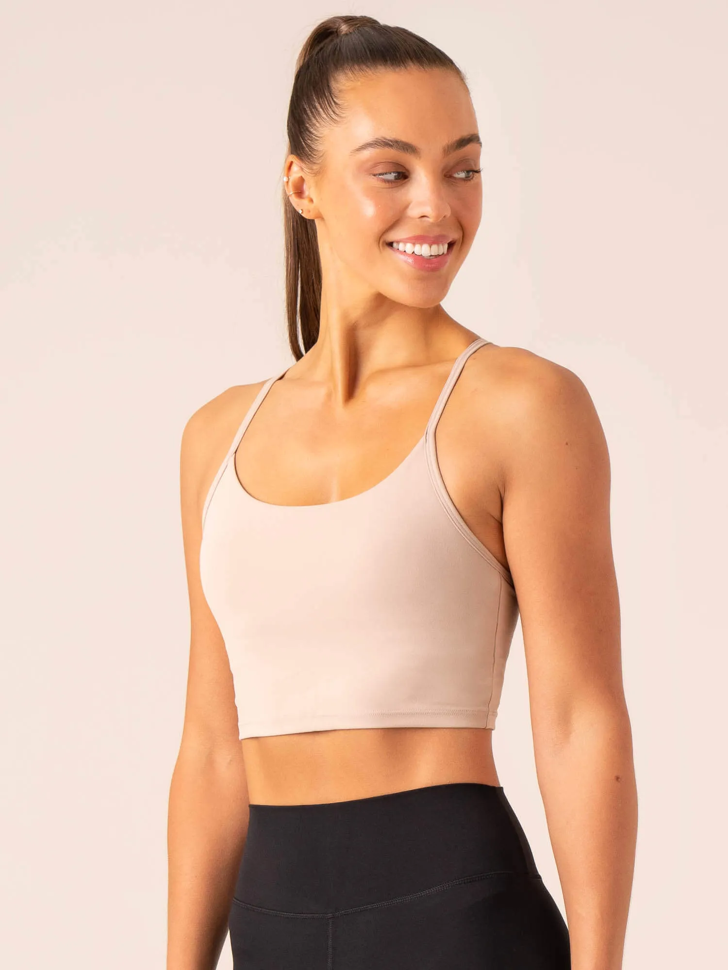 Embody Compression Tank Bra - Mushroom NonIrritatingEdges Casual Wear