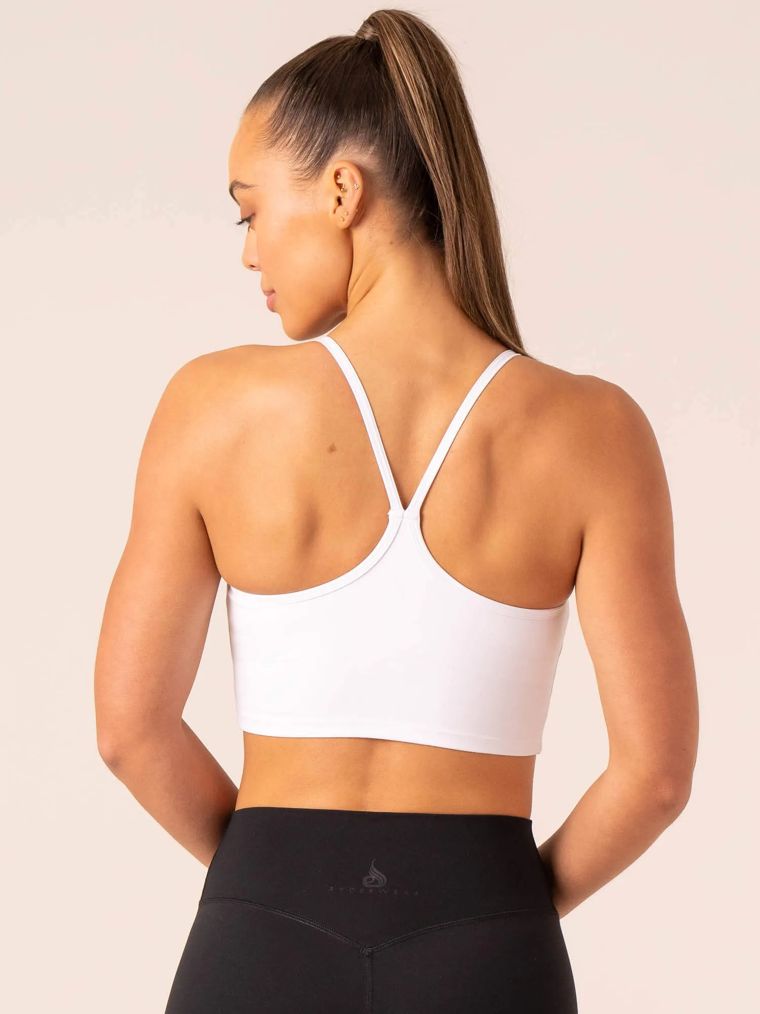 Embody Compression Tank Bra - White Raglan Sleeve