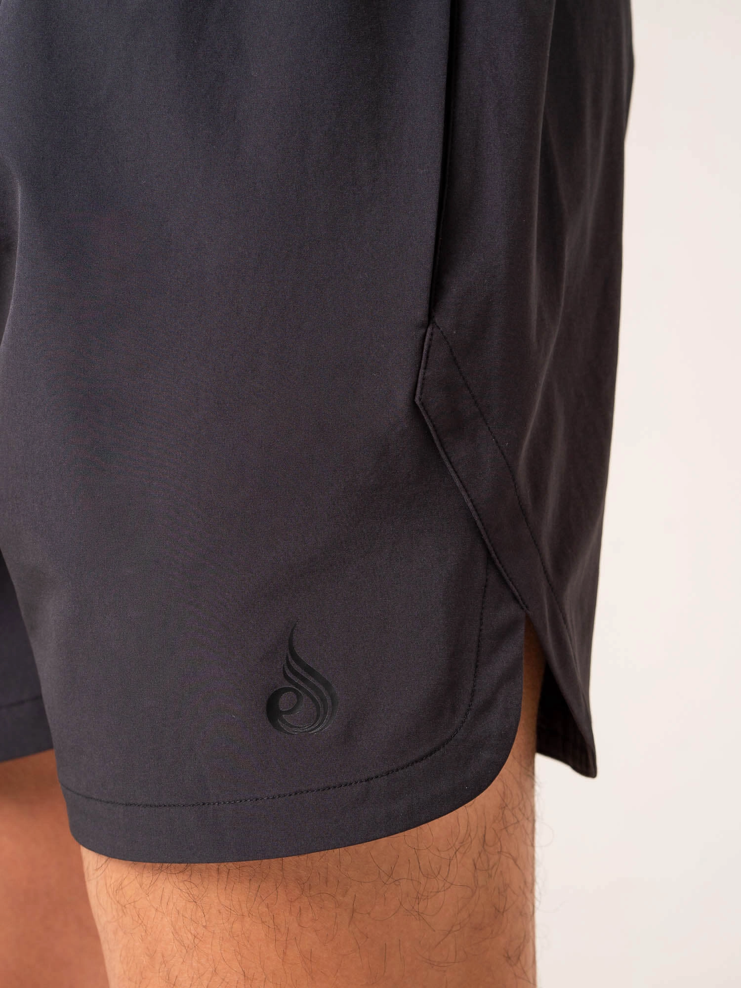 Emerge Training Short - Faded Black Zipper pockets adventure apparel