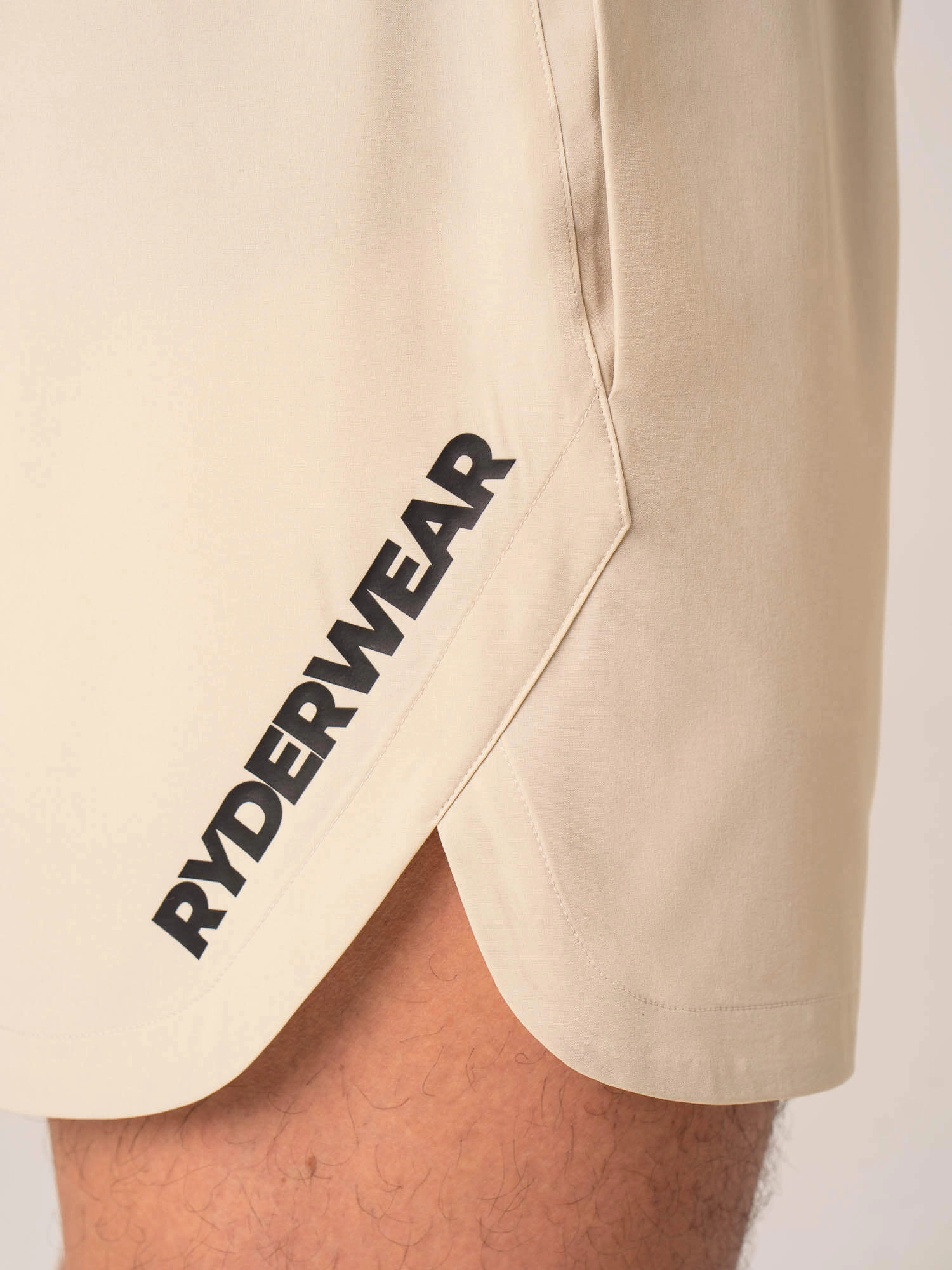 Light Comfort Anti Slip Waist Grip Emerge Training Short - Sand