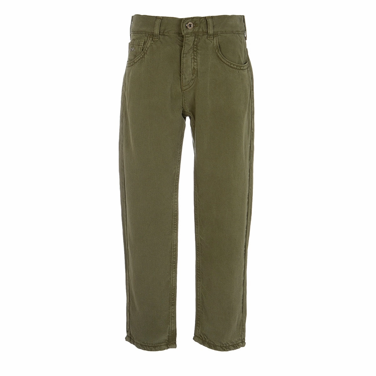 Furry Party - Wear Emporio Armani Junior Denim Bettle Green Jeans - 6Y