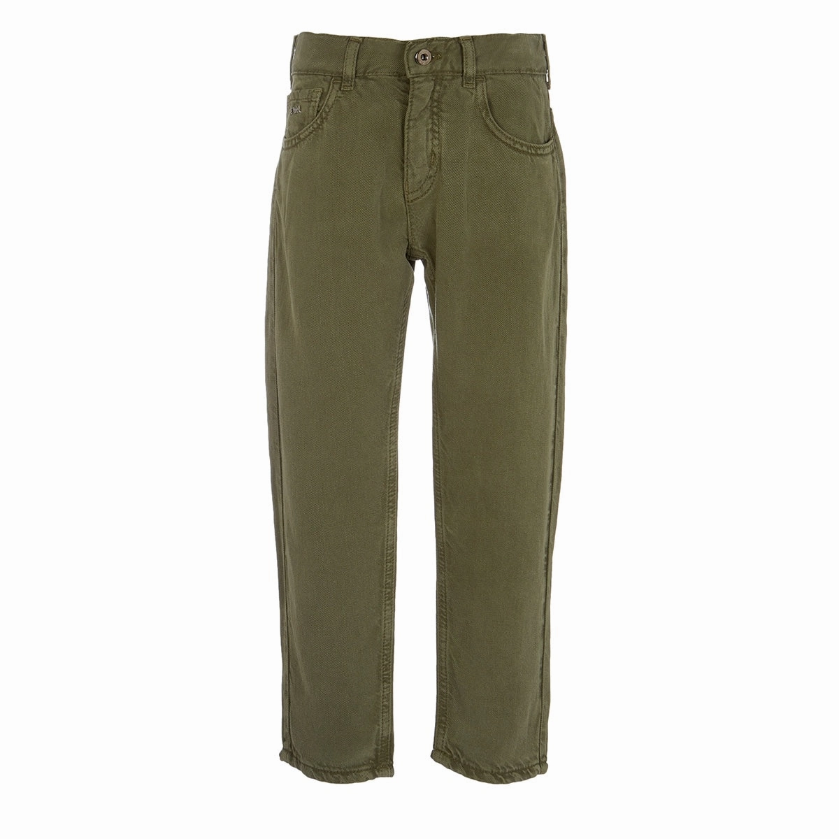 Emporio Armani Junior Denim Bettle Green Jeans - 6Y Safari wear for children Boys' fashion items