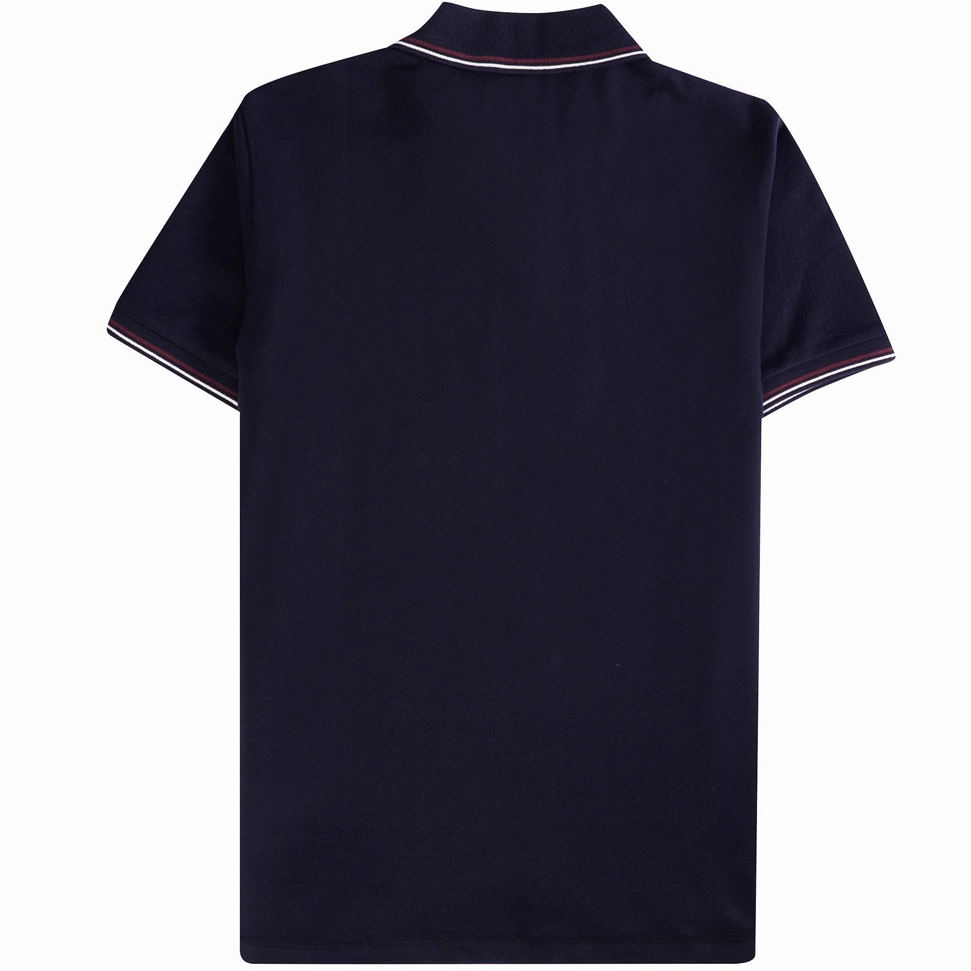 School uniform items for kids Emporio Armani Kids Boy's Stretch-Pique Short-Sleeved Polo Shirt w/ Trimmed Collar