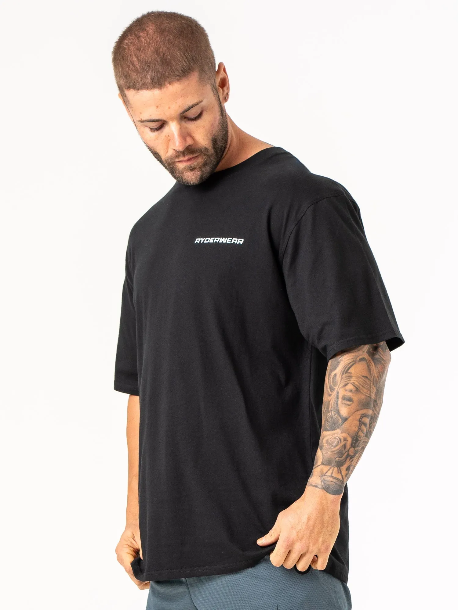 Energy Oversized T-Shirt - Black Active Style Adaptable Style