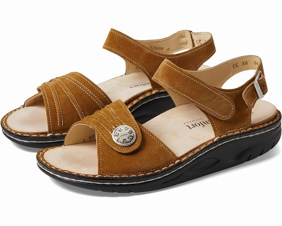 Finn Comfort Sausalito Meil Honey short - distance runner zigzag - design shoes