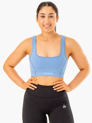 Sports teams Enhance Seamless Sports Bra - Blue