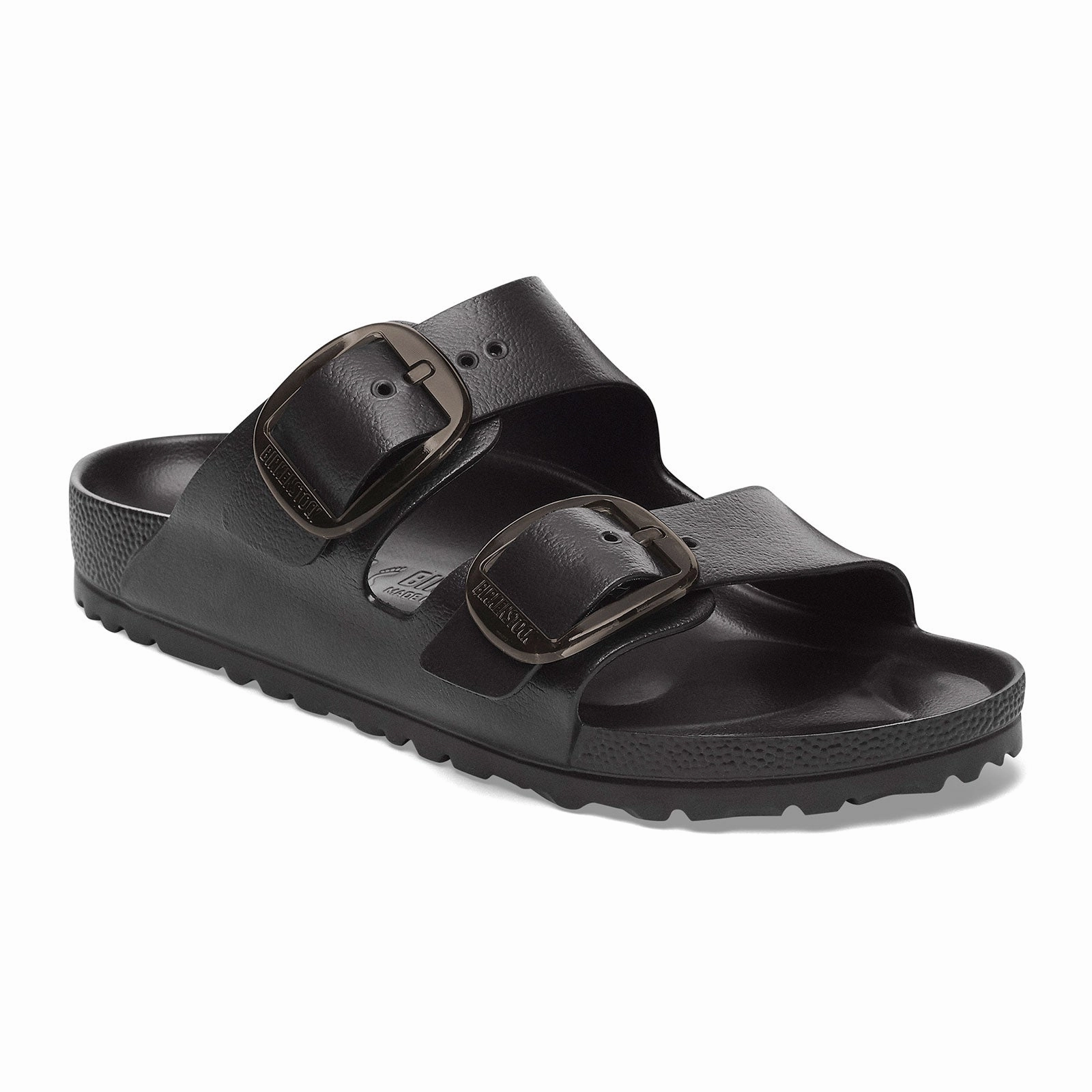 Cozy Travel Shoes Superior Comfort Birkenstock Arizona Big Buckle EVA Slide Sandal (Women) - Black