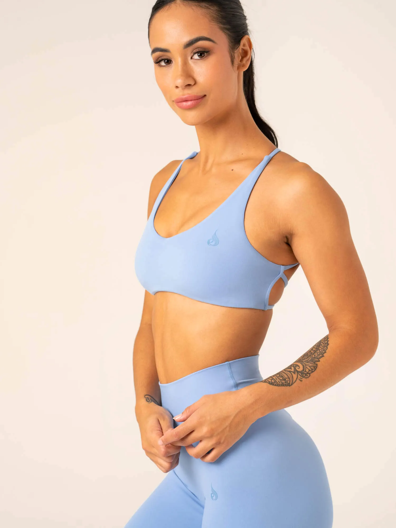 Gym-goers Low-impact NKD Embody Sports Crop - Blue