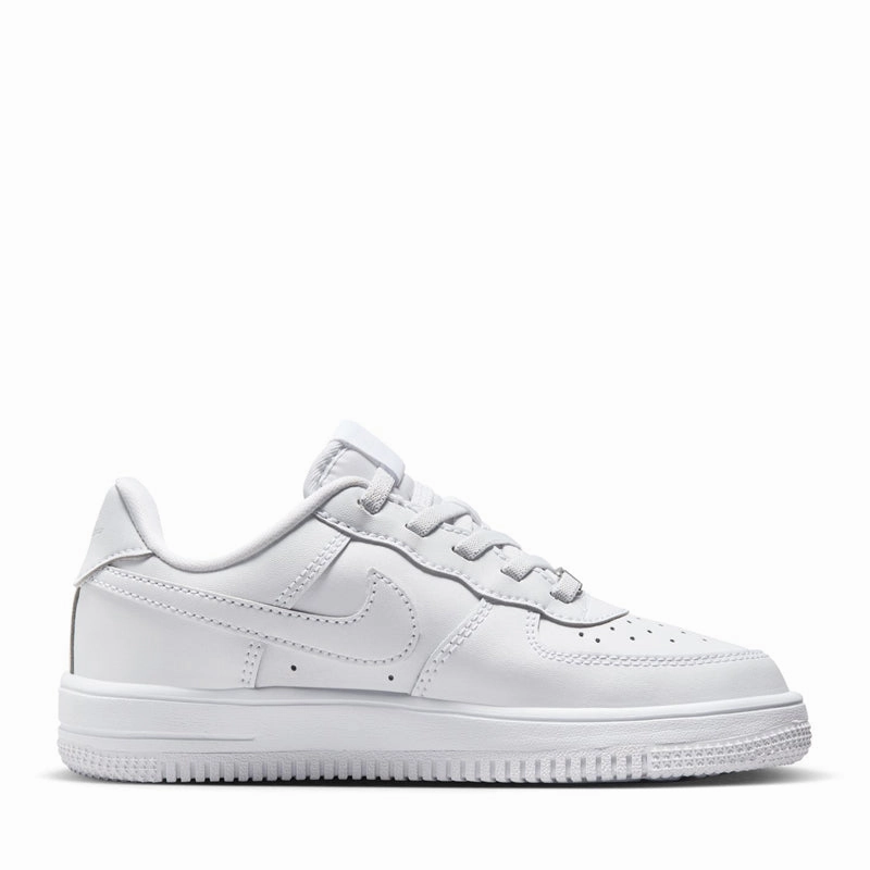 Coffee Path Toe Fit Nike Force 1 Low EasyOn (PS) - White/White
