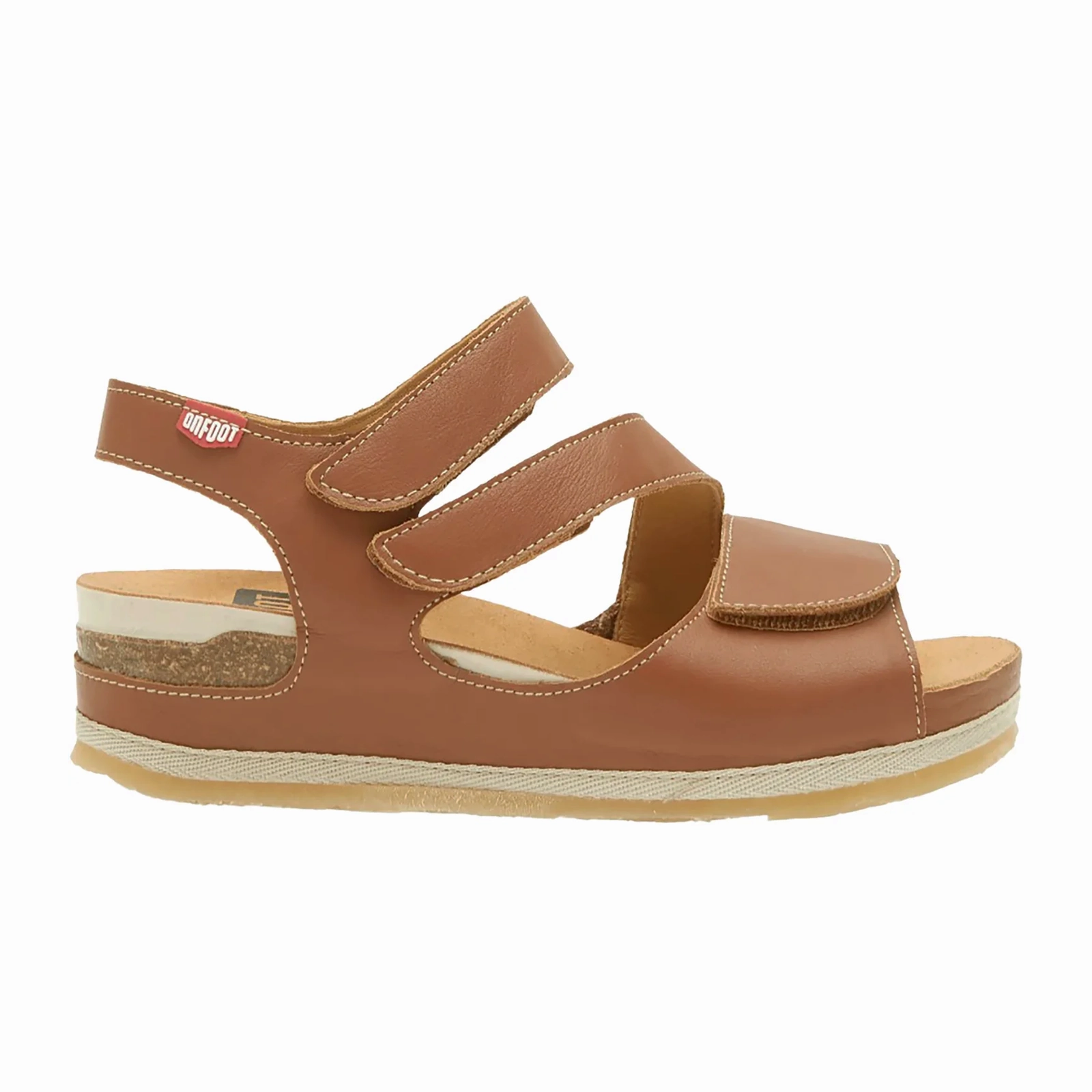 On Foot Austin Backstrap Sandal (Women) - Cuero Multi Directional Flex Multi Directional Tread