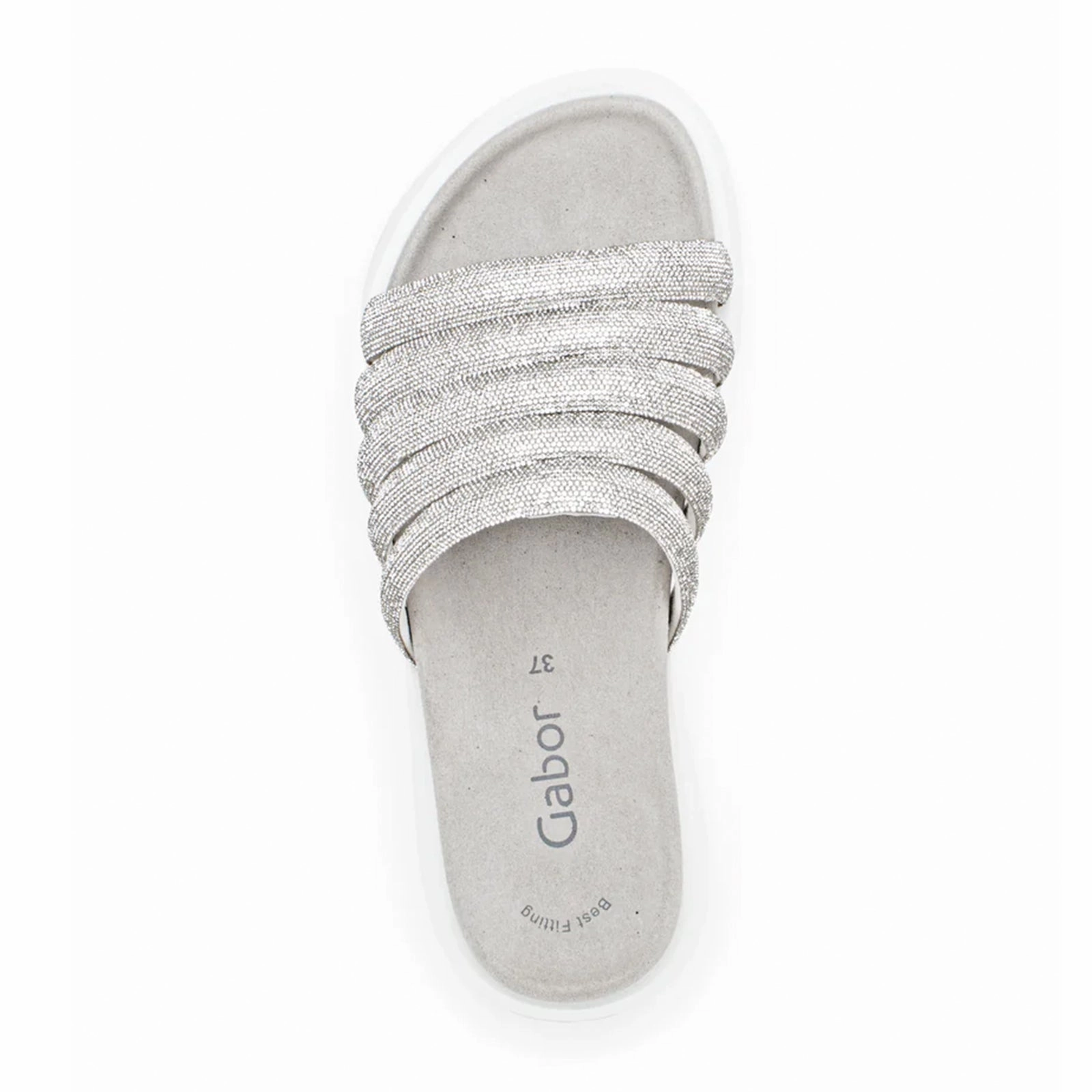 Comfortable Heel Anti   Rust Gabor 752 Slide Sandal (Women) - Kristall Strass HT